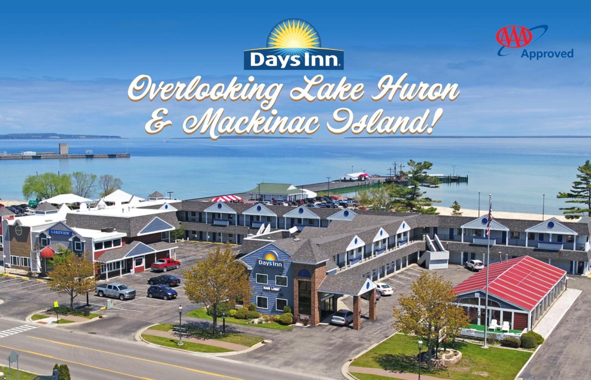 Days Inn By Wyndham Mackinaw City - Lakeview Bagian luar foto